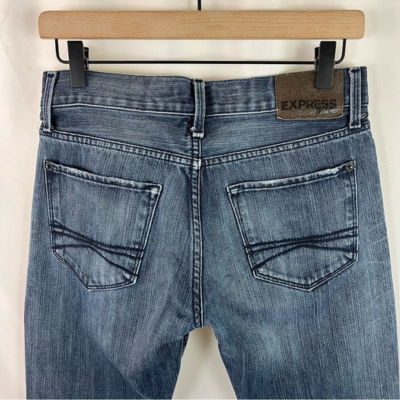 EXPRESS ROCCO SLIM FIT SKINNY LEG JEANS - Picture 7 of 16